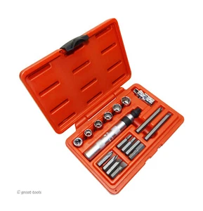 JUEGO DE 18 PIEZAS DE CONTROLADOR DE IMPACTO - herramientas de accionamiento de 3/8"" - reparación de motocicletas y motores pequeños - Imagen 1 de 4