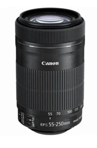 Canon Telephoto Zoom Lens Telephoto EF-S55-250mm F4-5.6 IS STM APS-C Compatible - Picture 1 of 1