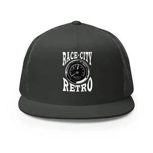 RACE CITY RETRO SUPER TACH TRUCKER HAT CAP MUSCLE CAR GASSER - Picture 1 of 13