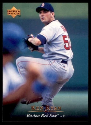 1995 Upper Deck Ken Ryan Boston Red Sox #401 2081 - Image 1 of 2