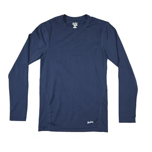 Eastbay Athletic Shirt Men's Size Small Navy Blue Long Sleeve - Picture 1 of 6