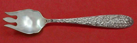 Southern Rose by Manchester Sterling Silver Cake Ice Cream Spork Custom 5 3/4" Cover