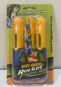 3 Replacement Safety Bobbers Rocket Fishing Rod Kids Encloses Hook - Picture 1 of 5