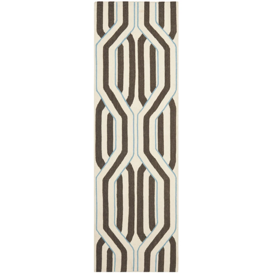 SAFAVIEH Dhurries DHU563A Handwoven Ivory / Multi Rug - Image 1 of 4