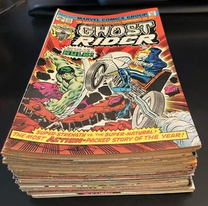 Wow! Instant Bronze GHOST RIDER COLLECTION! ≈ #10-80 1974-1983 *37 Bks* (FN/VF) - Picture 1 of 22