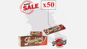 Cartine Smoking Brown Corte – Senza Cloro – 50 Libretti Naturali Marroni - Zdjęcie 1 z 1