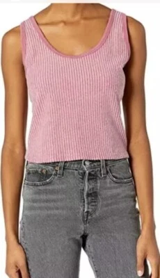 Camiseta sin mangas Wildfox Kylie cepillada y acanalada para mujer talla XL Foto 1 de 4