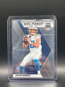 2020 Panini Mosaic NFL Debut #263 Justin Herbert Chargers RC Rookie - Bild 1 von 2