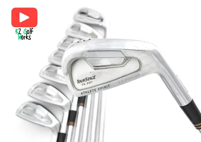 8pcs Bridgestone TourStage TS-201 Iron Set 3-4-5-6-7-8-9-P PW RH DG S200 Golf - Image 1 of 4