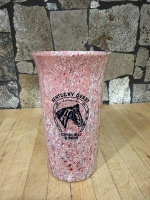 Pink Kentucky Derby Beetleware Bakelite Glass - Image 1 of 4