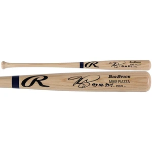 Mike Piazza New York Mets Signed Rawlings Game Model Bat with "93 NL ROY" Insc - Picture 1 of 3