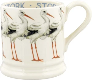 Emma Bridgewater Handmade in UK 1/2 Pint Mug - BIRDS - STORK - Picture 1 of 1