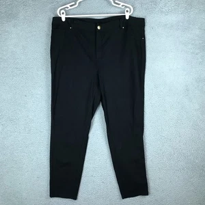 INC International Concepts Pants Womens 22W Black Slim Stretch Pull On Plus Size - Picture 1 of 12