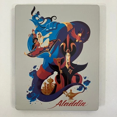 Disney Aladdin Mondo Selection Cover Art Limited Steelbook Edition 2019 Blu-Ray - Image 1 of 4