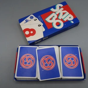 Skip Bo Card Game 162 Cards Mattel Complete Collectible Vintage 1995 - Picture 1 of 3