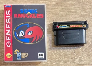 Cartucho Sonic & Knuckles (Sega Genesis, 1994) solo en estuche - Imagen 1 de 4