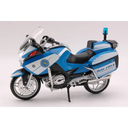 BMW R 1200 RT POLIZIA 2005 1:12 New Ray Forze dell'Ordine Modellino Nuovo - Immagine 1 di 1
