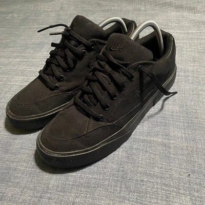 Nike GTS 97 Triple Negro Lona Parte Superior Baja Zapatos de Skate Tenis para Hombres Talla 9 Foto 1 de 4