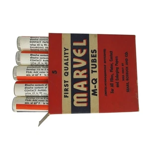 Tubos M-Q Marvel Primera Calidad de Sears en Caja Original Incluye 5 Tubos - Imagen 1 de 7