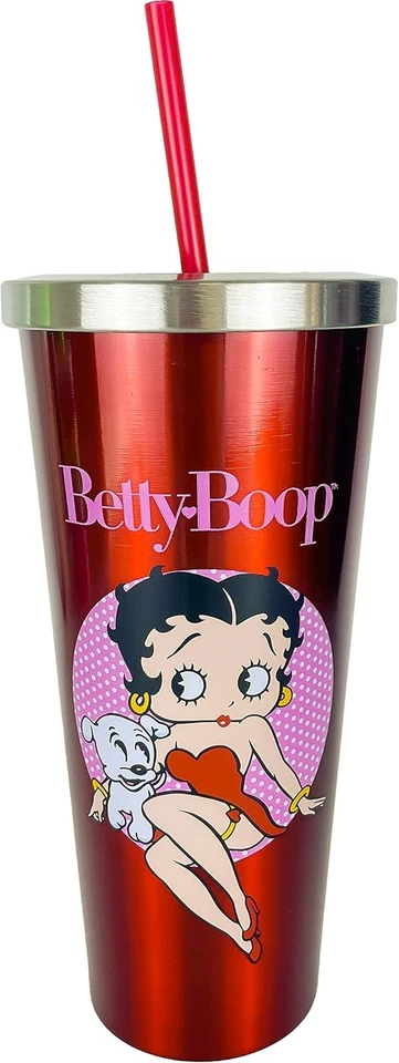 Vaso de acero inoxidable Spoontiques Betty Boop, 24 oz - 24 onzas,  Foto 1 de 1