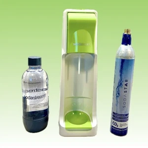 Sodastream COOL Wassersprudler Weiß Grün 1x PET Flasche + 1x CO2 Zylinder - Bild 1 von 6