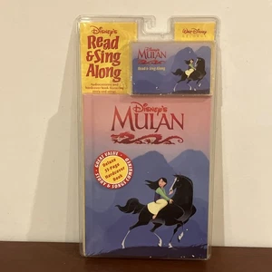 Disney Read & Sing Along Mulan Buch Kassette Factory Sealed Neu - Bild 1 von 2