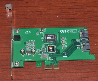 SIIG SATA II PCIe Controller Two Port SC-SAER12-S2 READ!!! - Image 1 of 4