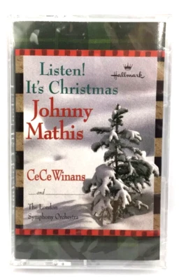 Listen! It’s Christmas Johnny Mathis CeCe Winans 1999 Cassette Tape Hallmark NEW - Image 1 of 4