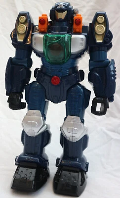 Vintage Retro Blue Robot Toy 2008 HAPPY KID WALKING ROBOT - Tested Working 2 - Image 1 of 4