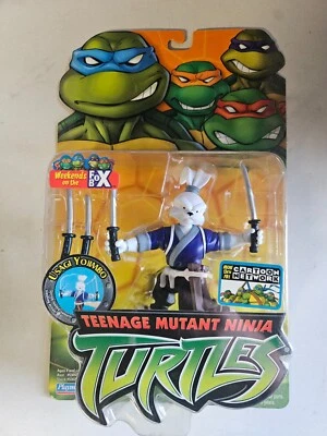TEENAGE MUTANT NINJA TURTLES TMNT USAGI YOJIMBO 2004 PLAYMATES ON CARD. NIB. - Image 1 of 2