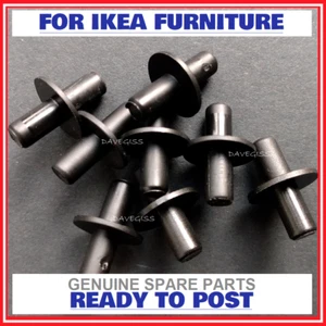 IKEA HEMNES STÜTZSTIFTE 110525 BRANDNEU ORIGINALTEILE X8 - Bild 1 von 2