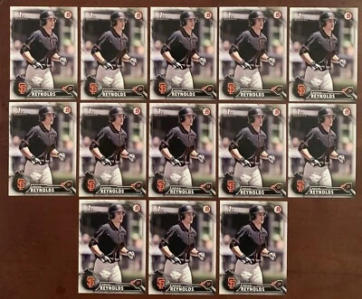 2016 BOWMAN DRAFT BRYAN REYNOLDS PIRATES ROOKIE #BD77 LOT OF 13 - Image 1 of 2