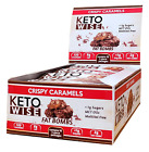 Keto Wise Fat Bombs - Crispy Caramels - 16 Packs 32G Each NEW