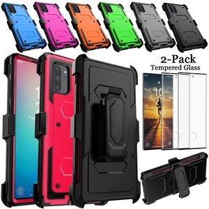 Funda/Protector de Pantalla Resistente con Clip de Cinturón para Samsung Galaxy Note10 Plus 5G - Imagen 1 de 97