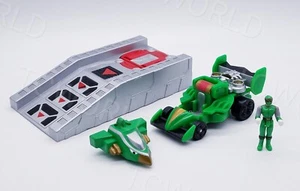 Power Rangers Ninja Storm "Morphin Racers With Launcher" (Green Samurai) - Picture 1 of 4