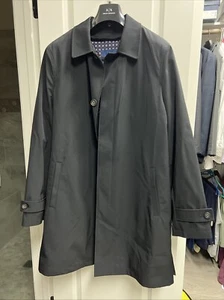 Gilmore Water Resistant Raincoat with Removable Liner Hart Schaffner Marx 46L - Picture 1 of 6