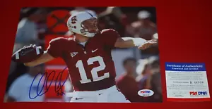 ANDREW LUCK STANFORD INDIANAPOLIS COLTS signed 8x10 PSA/DNA COA K84916 - Picture 1 of 3