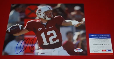 ANDREW LUCK STANFORD INDIANAPOLIS COLTS signed 8x10 PSA/DNA COA K84916 - Image 1 of 3