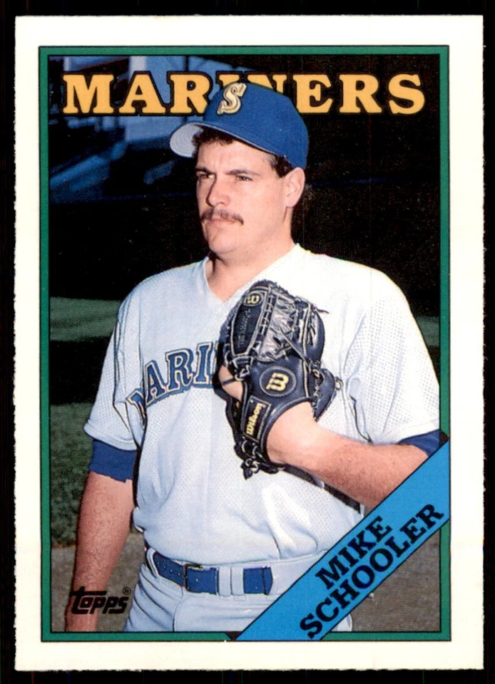 1988 Topps Traded. Mike Schooler Baseball Cards #105T - Image 1 of 2