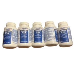 (5) Lucas Milhaupt 755212970305 Handy Flux 7oz Jar W/Brush - Picture 1 of 1