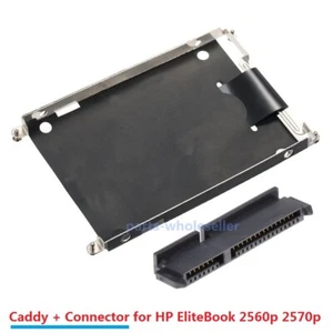 HDD SSD Hard Drive Caddy Frame Connector Adapter for HP EliteBook 2560p 2570p - Picture 1 of 7