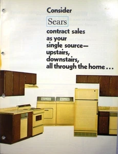 Vintage SEARS Kenmore Gerätekatalog RETRO Küchenreihen Backofen Kühlschrank 1975 - Bild 1 von 1