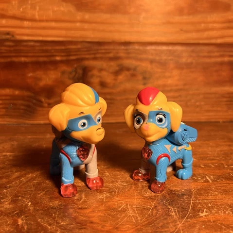 Paw Patrol Mighty Pups Super Mighty Twins Tuck And Ella Figures Working Lights Cover
