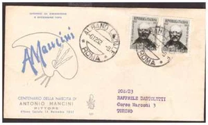 FDC VENETIA CLUB 1952 - ANTONIO MANCINI COPPIA - Imagen 1 de 1