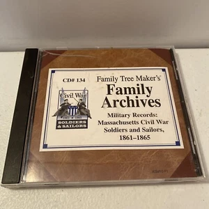 PC CD ROM FAMILY TREE MAKER #134 Military Records Civil War Soldiers - Picture 1 of 4