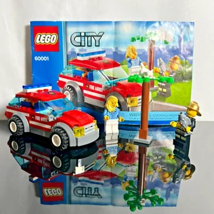 LEGO 60001: CITY - Fire Chief Car [2013] 100% Complete + Instructions *Retired* - Picture 1 of 11