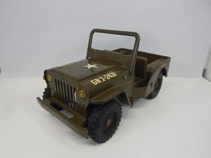 Jeep TONKA Army GR 2-2431 Vitage años 60 acero prensado - Imagen 1 de 11