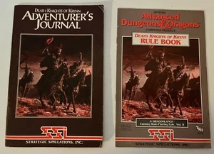 Advanced Dungeons & Dragons: Death Knights Of Krynn, Commodore 64, Manuals Only! - Picture 1 of 16