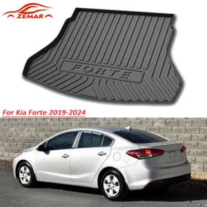 Alfombra alfombrilla revestimiento maletero carga para Kia Forte 2019-24 goma TPO para todo tipo de clima - Imagen 1 de 6