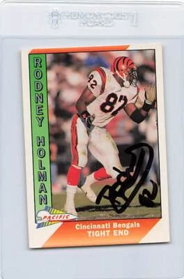 1991 Pacific #68 Rodney Holman Bengals Signed Auto *K8197 - Image 1 of 2
